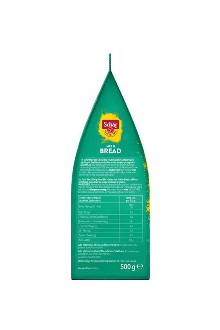 Schar Mix B Glutensiz Ekmek Unu 500 gr (5 Adet)