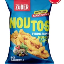 Züber Noutos Fırınlanmış Nohut Cipsi Ege Baharatlı 55g X 12 Paket