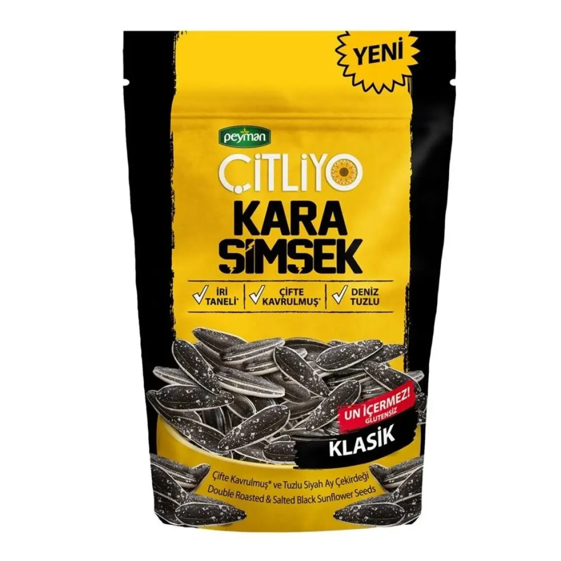 Peyman Çitliyo Kara Şimşek Klasik Tuzlu Çekirdek 180 gr