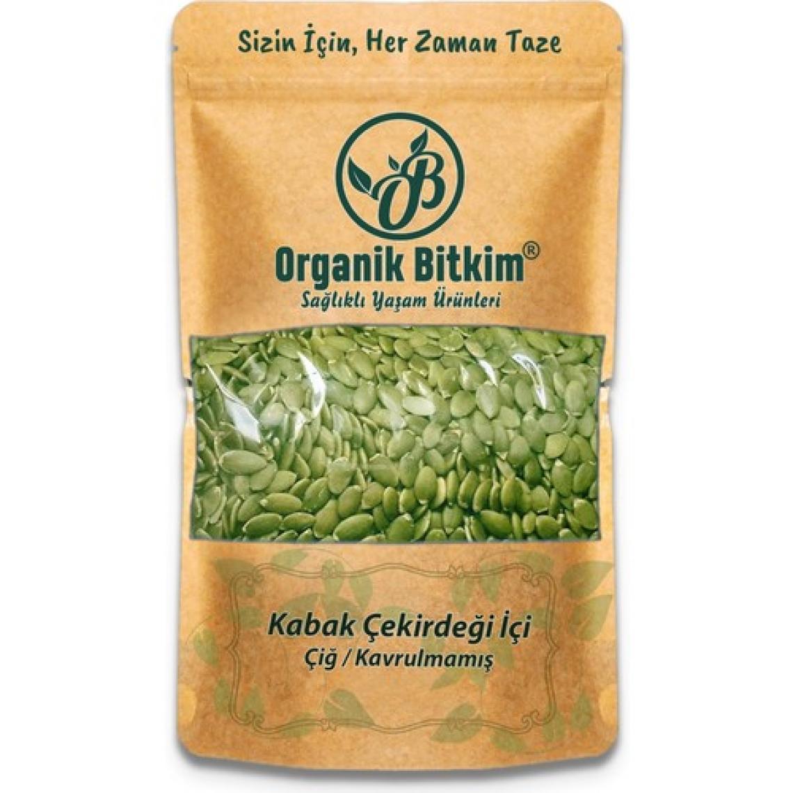 Organik Bitkim Kabak Çekirdeği Içi Çiğ 1. Kalite Saf Katkısız 500 gr