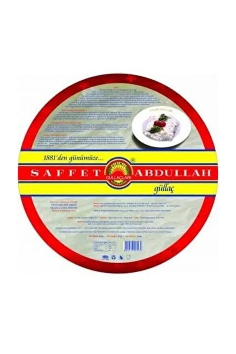 Saffet Abdullah Güllaç Tepsi Ambalaj 400 gr