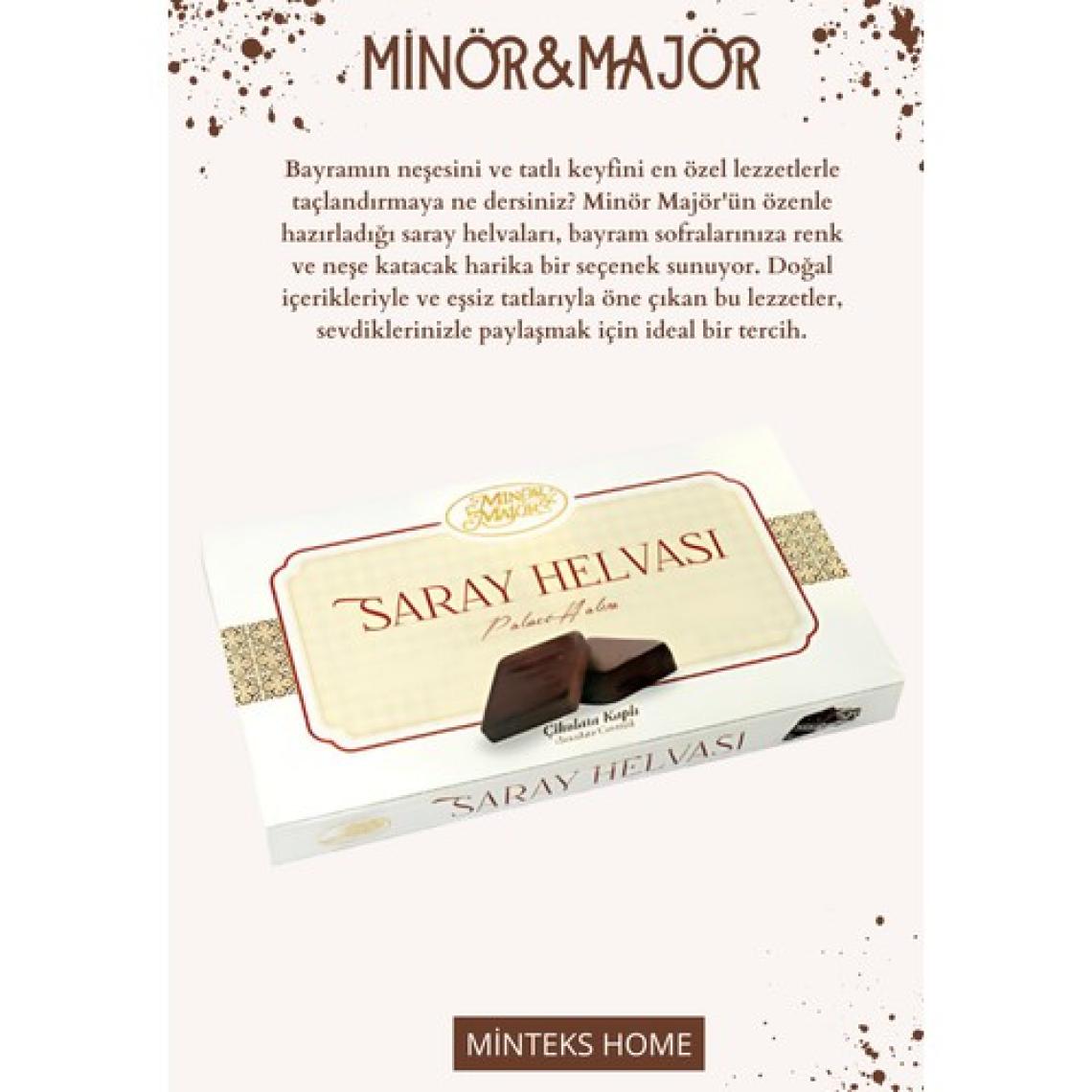 Minteks M-M 350 Gr Şaray Helvası Çikolata Kapli