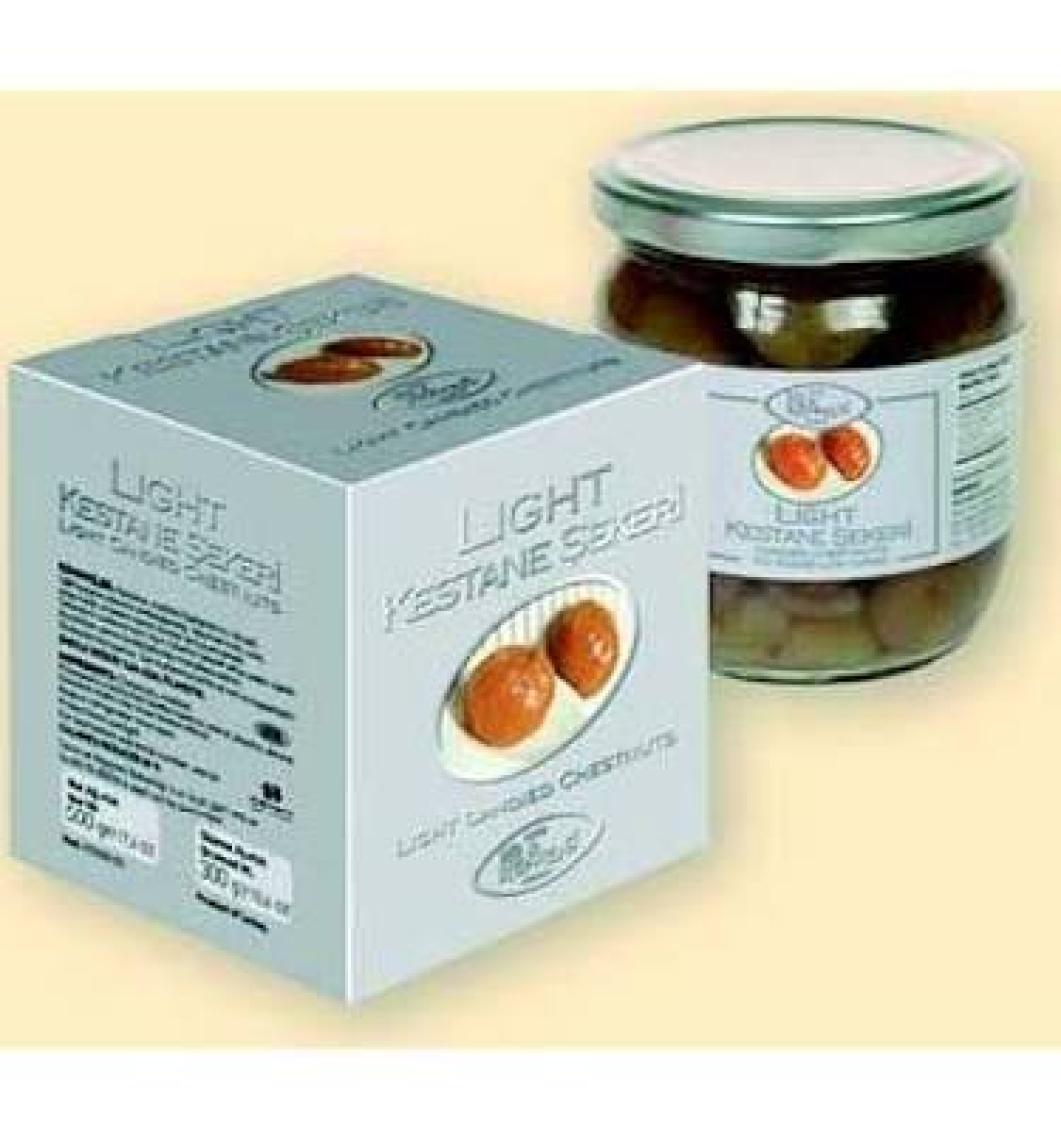 Kafkas Kestane Şekeri Şuruplu Light Kavanoz 500 gr