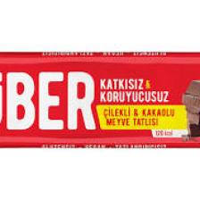 Züber Çilekli Ve Kakaolu Doğal Meyve Tatlısı  40 gr