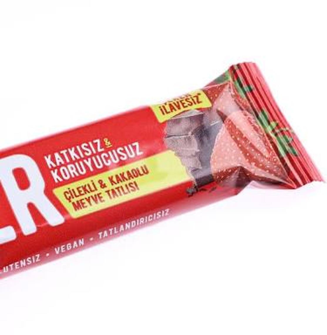 Züber Çilekli Ve Kakaolu Doğal Meyve Tatlısı  40 gr