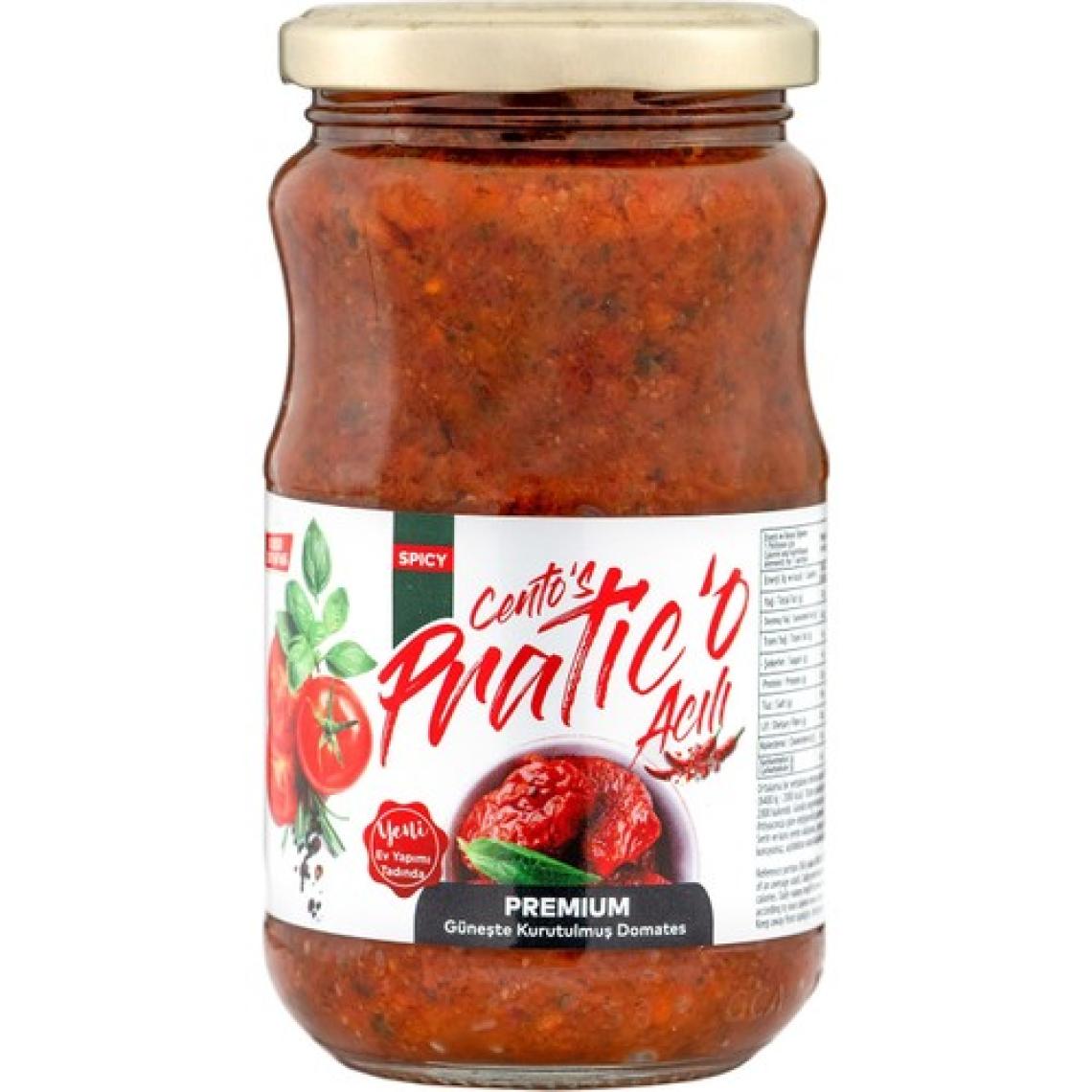 Cento's Pratic'o Güneşte Kurutulmuş Domates 3'lü Set(Ezme-Acılı-;zeytinli)