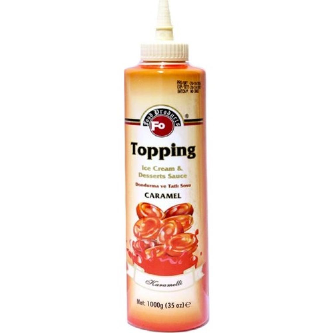FO Karamel Aromalı Dondurma Sosu 1 kg