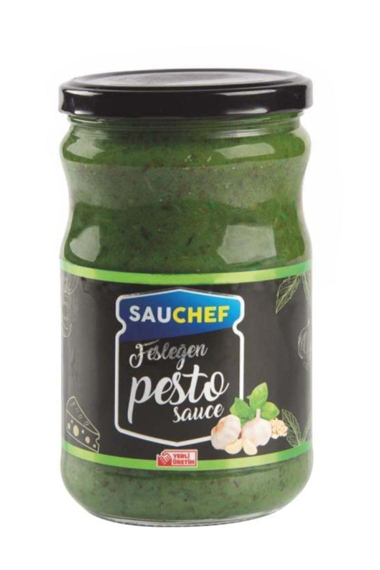 Pesto Sos 600 gr Cam Şişe Yemeklik Sos