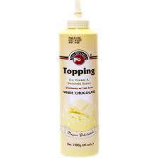 Fo Topping Beyaz Çikolata Aromalı Dondurma ve Tatlı Sosu 1000gr