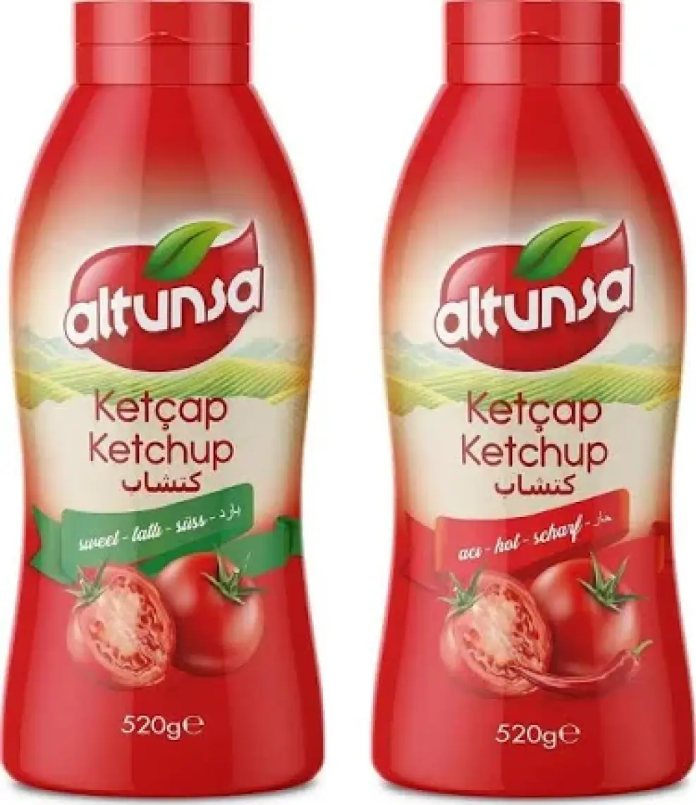 Acılı Ve Tatlı Ketçap 520 G 2 Li Set