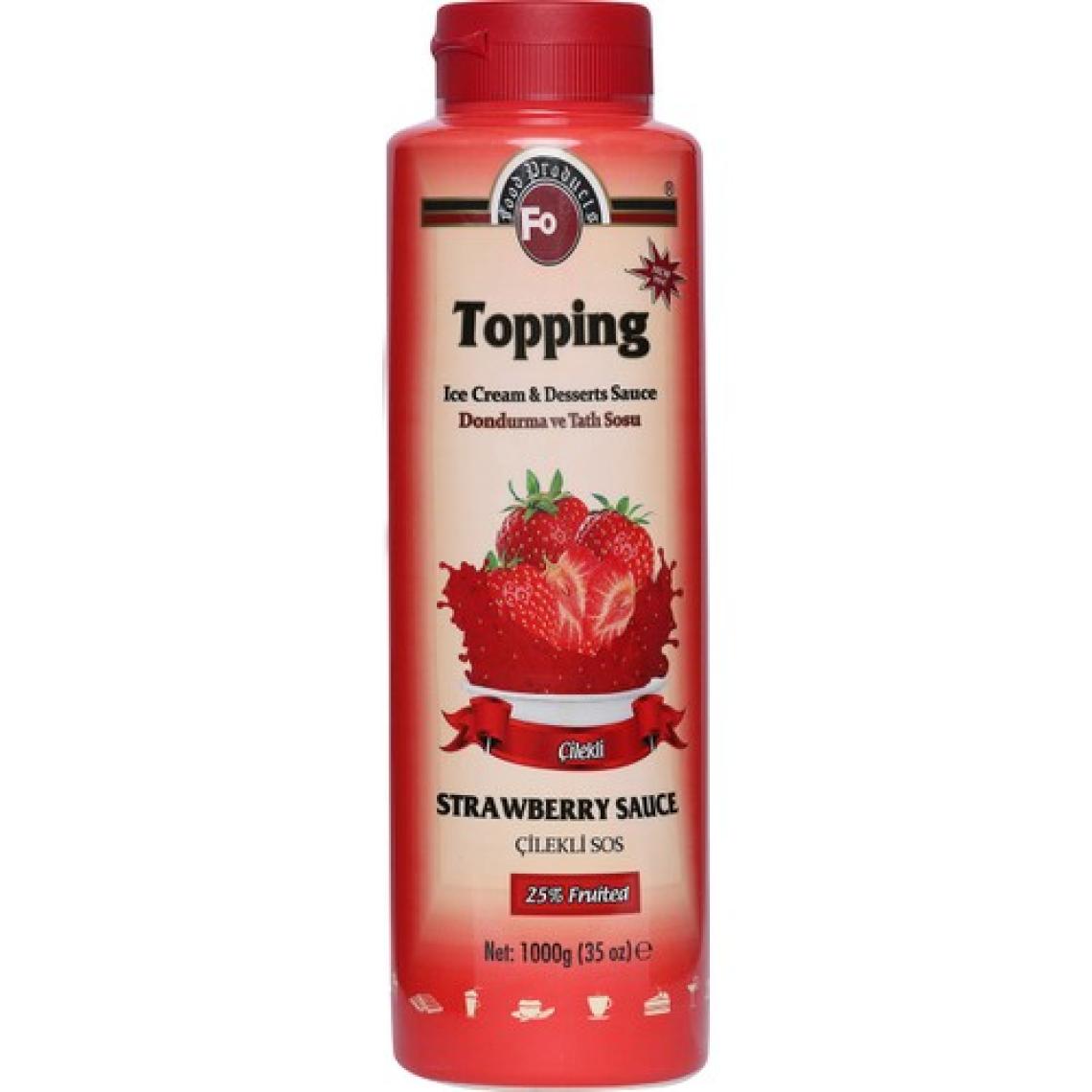 FO Çilekli Dondurma Sosu 1 kg