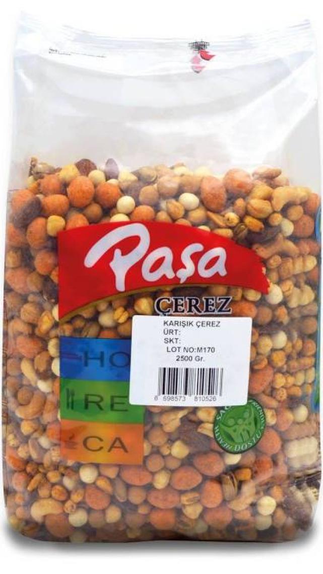 Paşa Kuruyemiş Lüx Karışık Kuruyemiş 2,5 kg - (10 Çeşit)