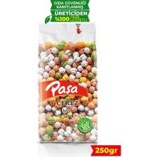 Paşa Renkli Leblebi Şekeri Şeffaf Poşet 250 gr