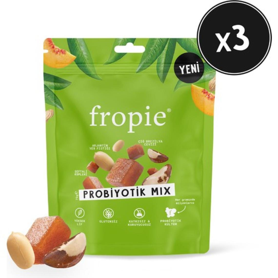 Fropie Karışık Kuruyemiş - Probiyotik Mix 75 gr x 3 Adet