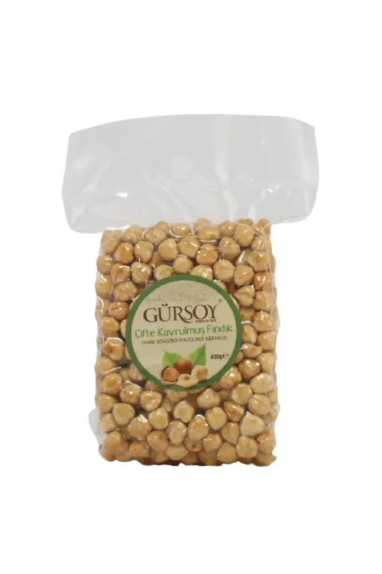 Gürsoy Çifte Kavrulmuş İç Fındık Vakum Paket 400 G