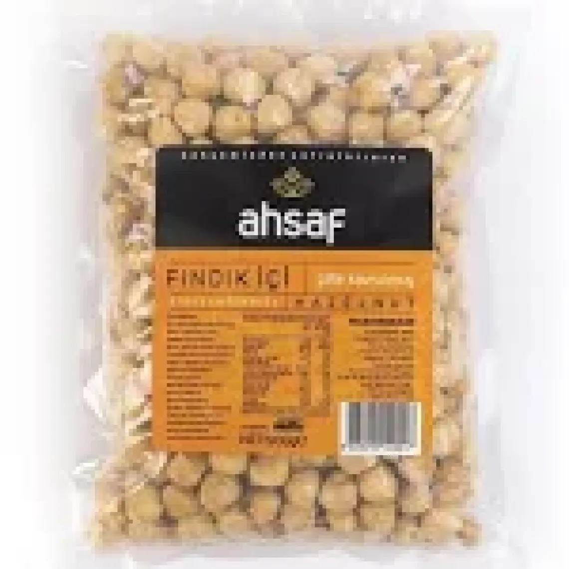 Ahsaf Iç Fındık Kavrulmuş Vakum 500 gr