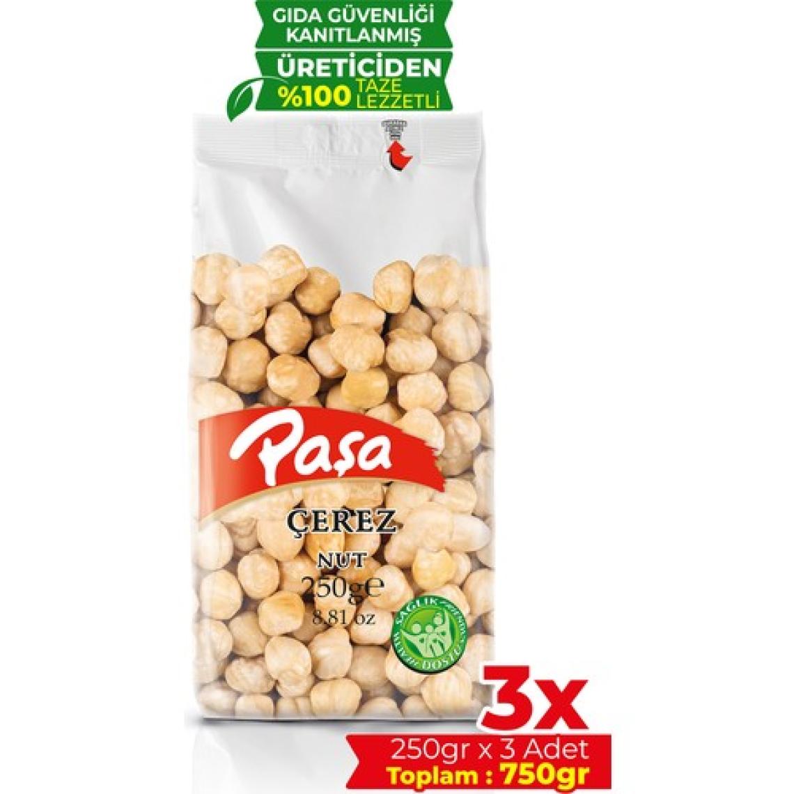 Paşa Kuruyemiş Kavrulmuş Fındık İçi 250 gr x 3 Adet