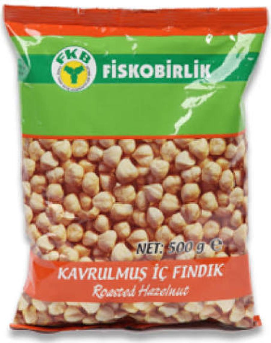 Fiskobirlik Paket Kavrulmuş Fındık Vakumlu 500 gr
