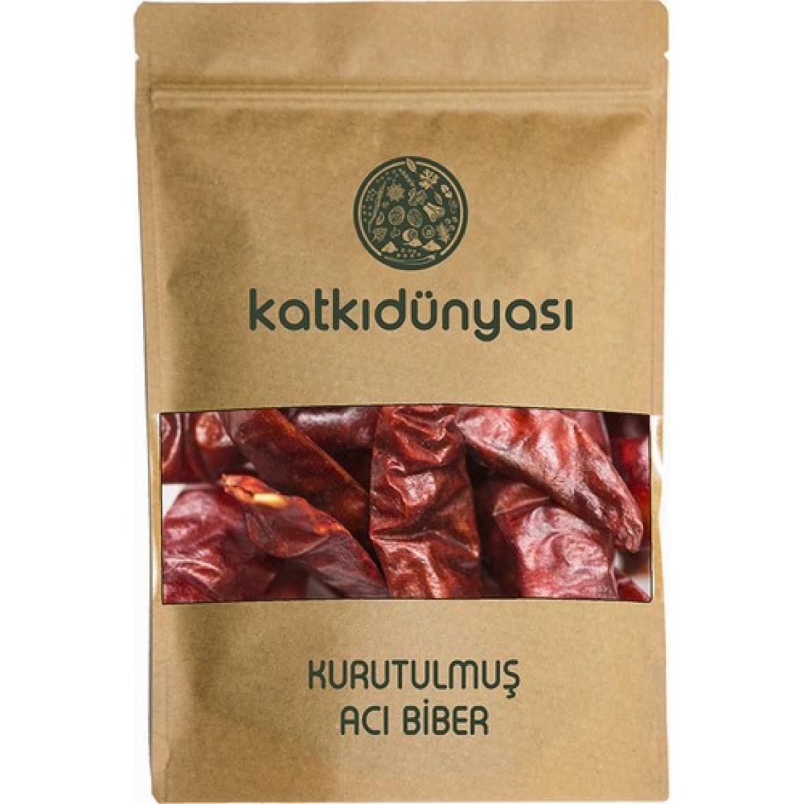 Katkı Dünyası Kurutulmuş Acı Biber Sapsız 250 gr