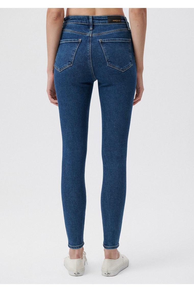 Serenay Gold Shape Koyu Jean Pantolon 100980-33687