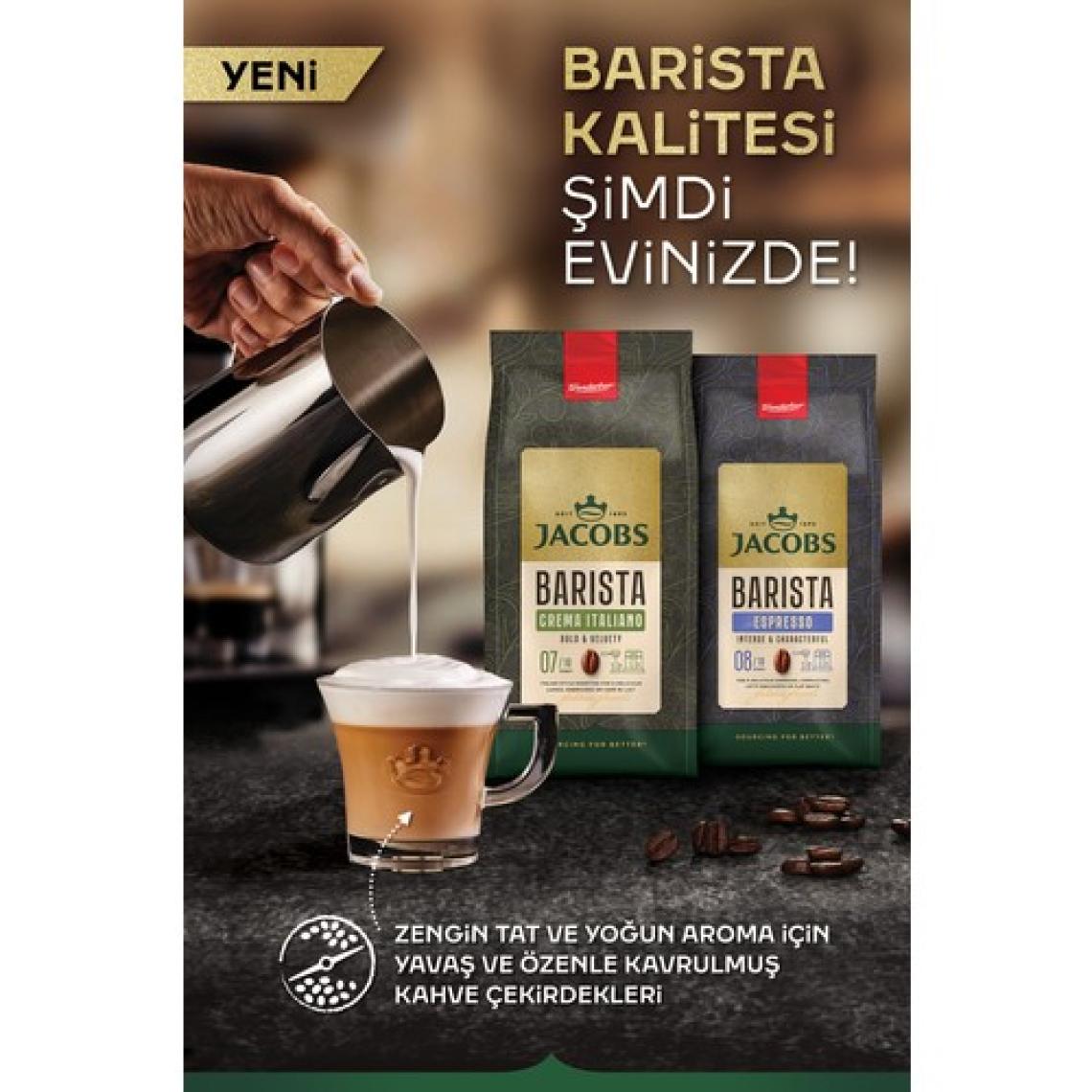 Jacobs Barista Editions Çekirdek Kahve Espresso  ( 1 kg x 2)