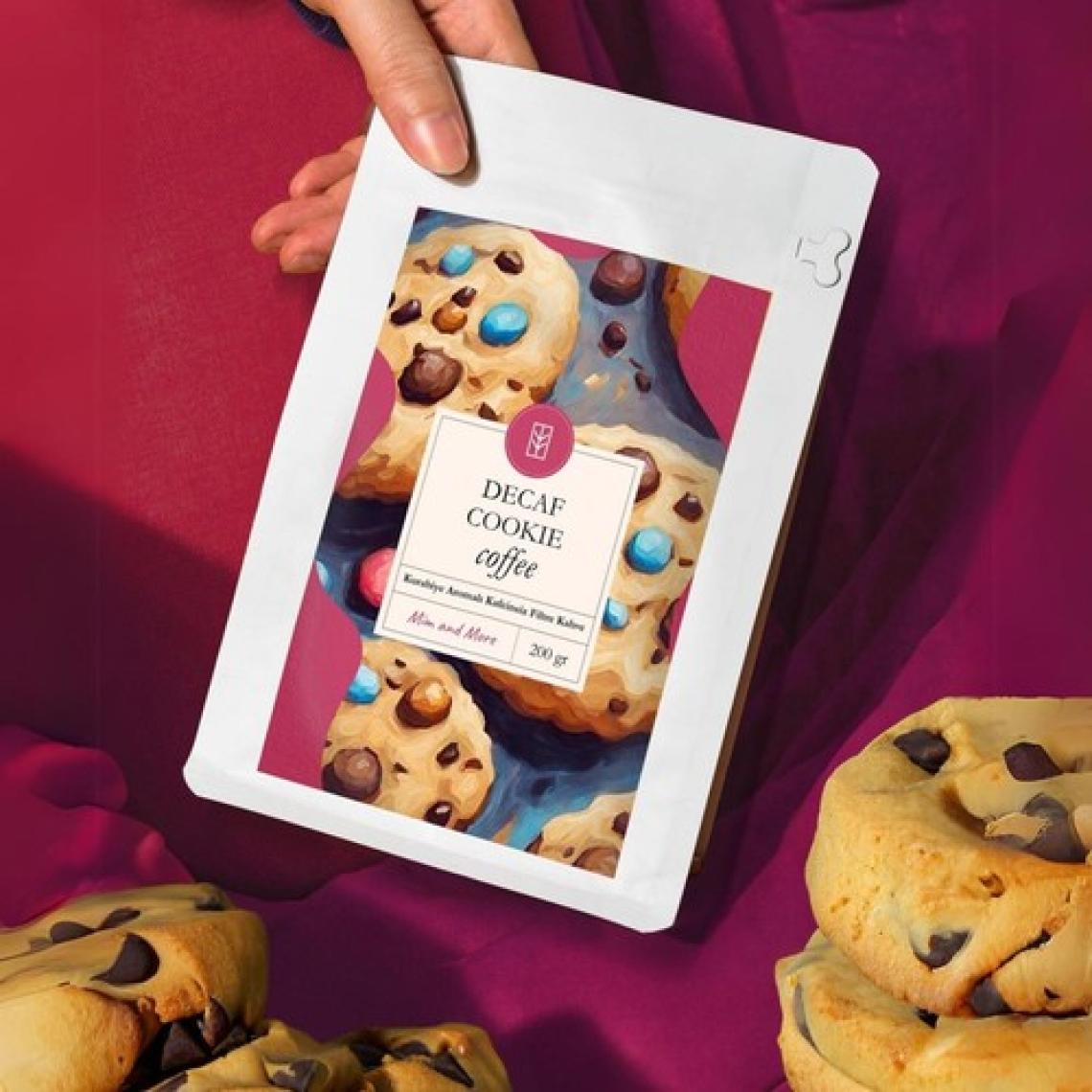 Mim and More Decaf Cookie Coffee - Kafeinsiz Kurabiye Aromalı Filtre Kahve, 200 Gr