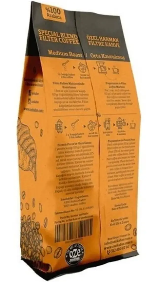Oze Special Blend Dark Roast Filtre Kahve 250 gr