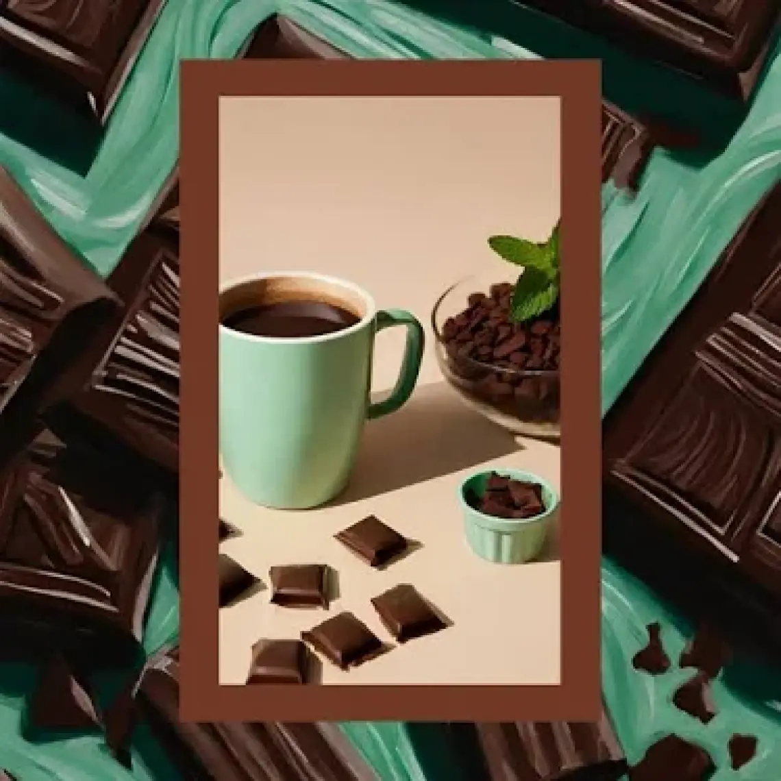 Mim and More Mint & Chocolate Coffee - Nane ve Çikolata Aromalı Kahve Filtre Kahve, 200 Gr
