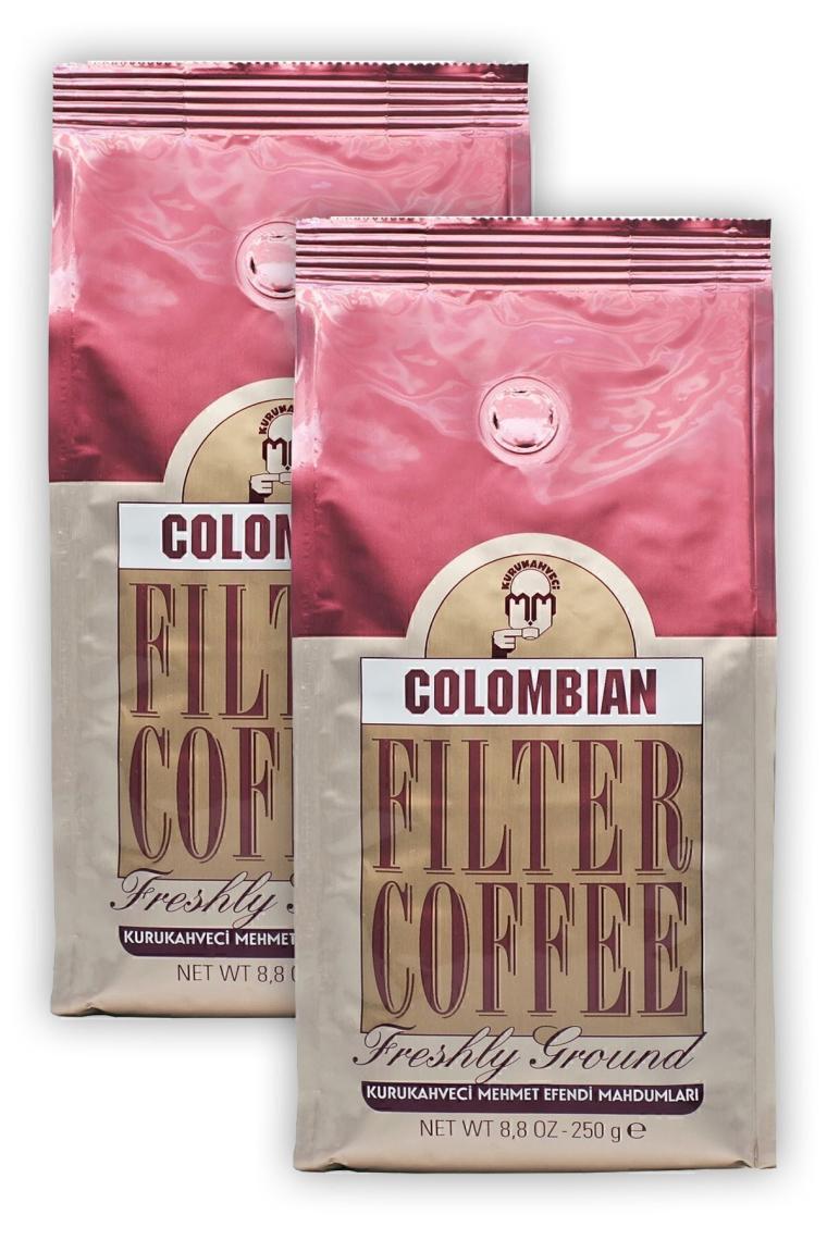 Colombian Filtre Kahve Filter Coffee 250 gram 2 Adet