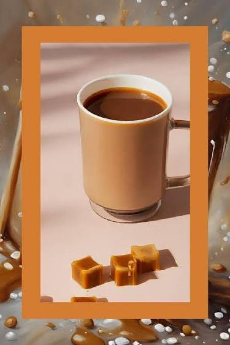 Mim and More Caramel Coffee - Karamel Aromalı Kahve Çekirdek Kahve, 200 Gr