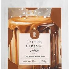 Mim and More Caramel Coffee - Karamel Aromalı Kahve Çekirdek Kahve, 200 Gr