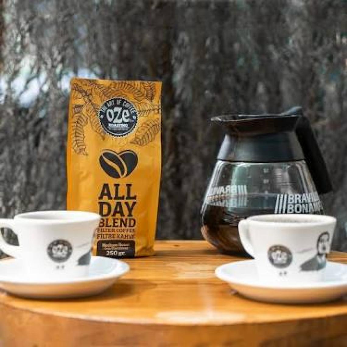 Oze Aromalı Filtre Kahve Tanışma Seti Irish Cream, All Day Blend, Vanilya 3'lü 250G