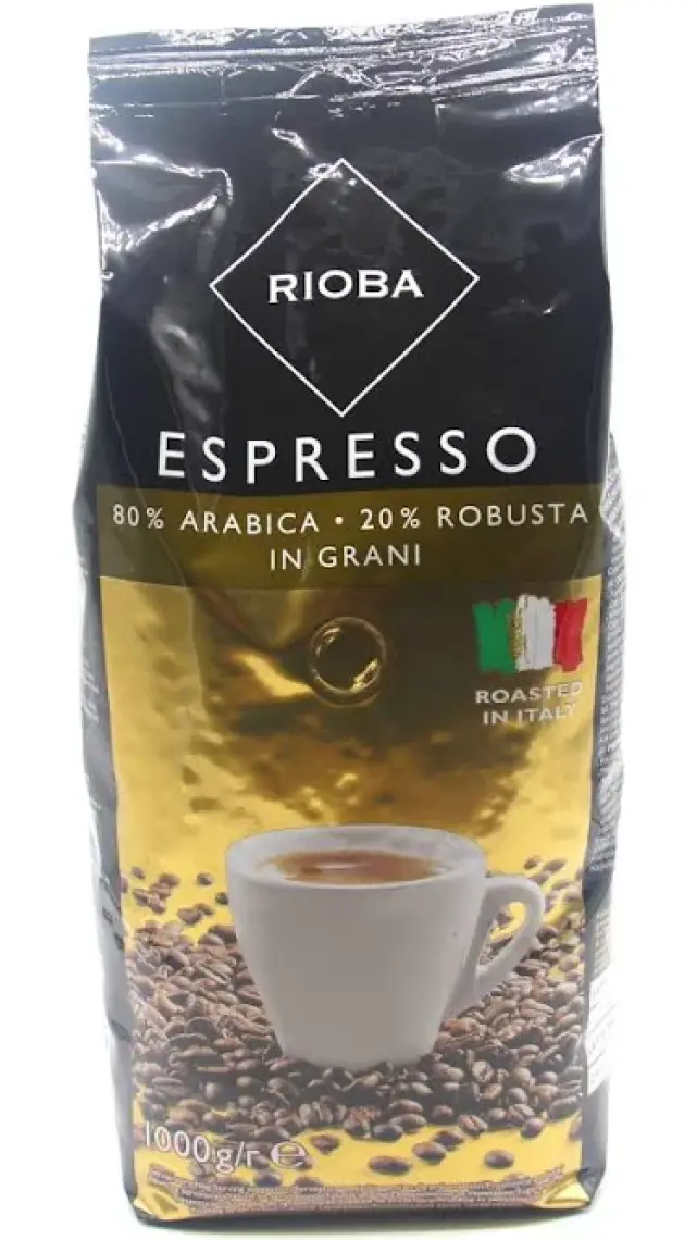 Rioba Gold Çekirdek Kahve %80 Arabica %20 Robusta 1Kg