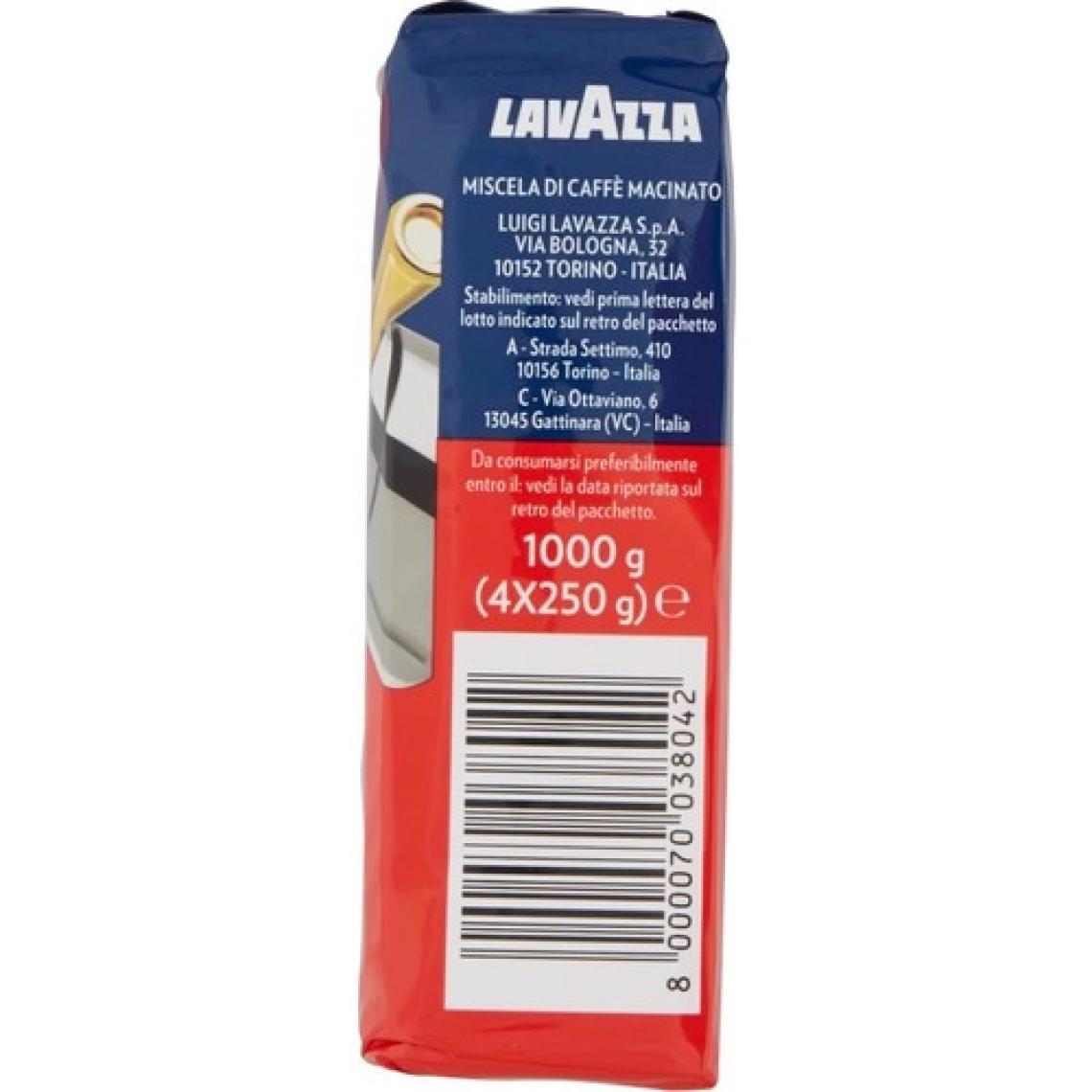 Lavazza Crema E Gusto Classico Filtre Kahve 250 gr x 4'lü