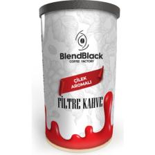 BlendBlack Çilek Aromalı Filtre Kahve Teneke Kutu 250 gr