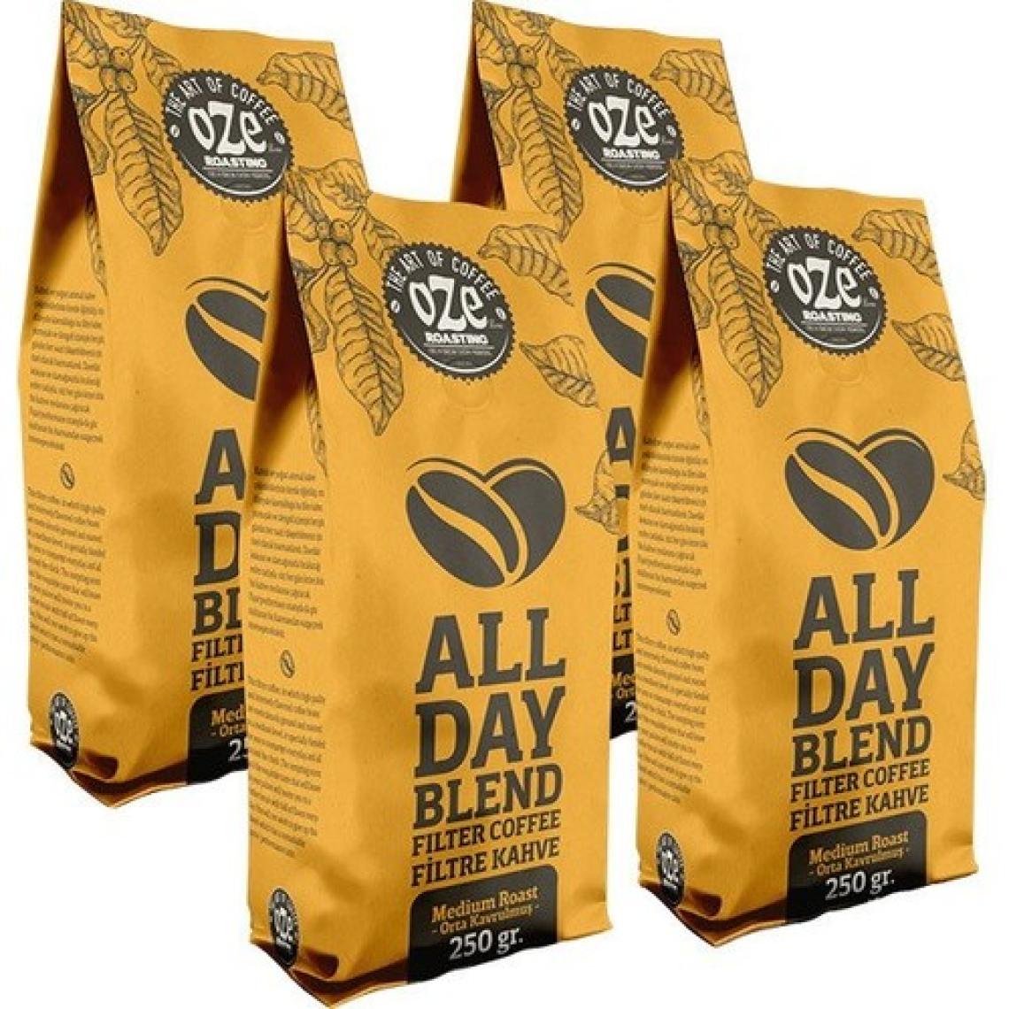 Oze All Day Blend Filtre Kahve 4 x 250 gr