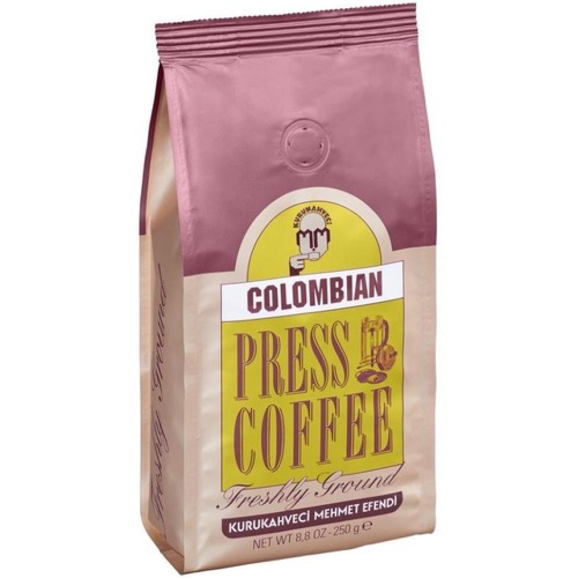Mehmet Efendi Colombian Press Pot Filter Coffee 250gr