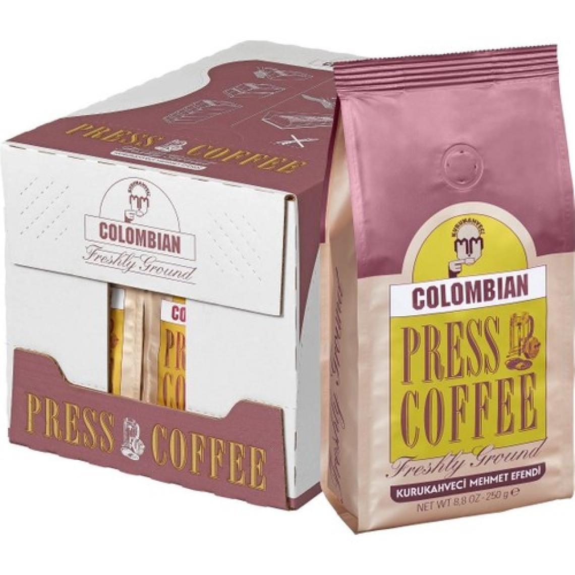 Mehmet Efendi Colombian Press Pot Filter Coffee 250gr