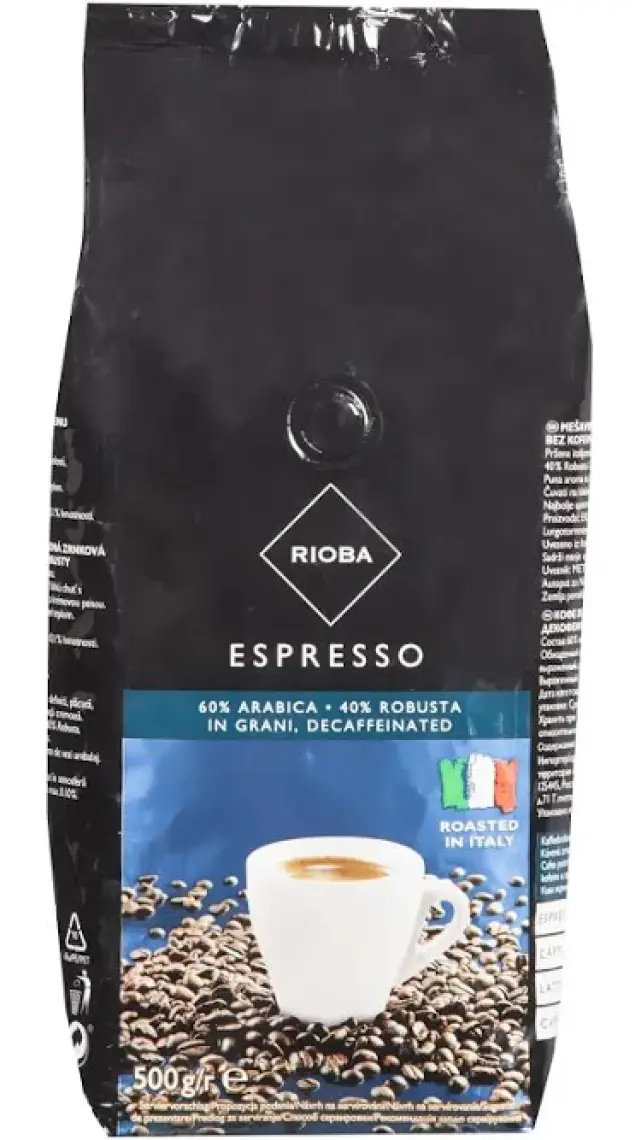 Rioba Kafeinsiz Çekirdek Kahve 500 gr