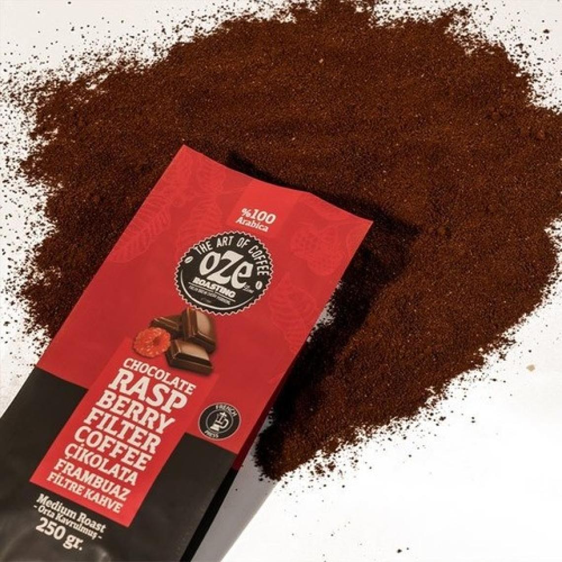 Oze Çikolata ve Frambuaz Aromalı Filtre Kahve 250 gr.
