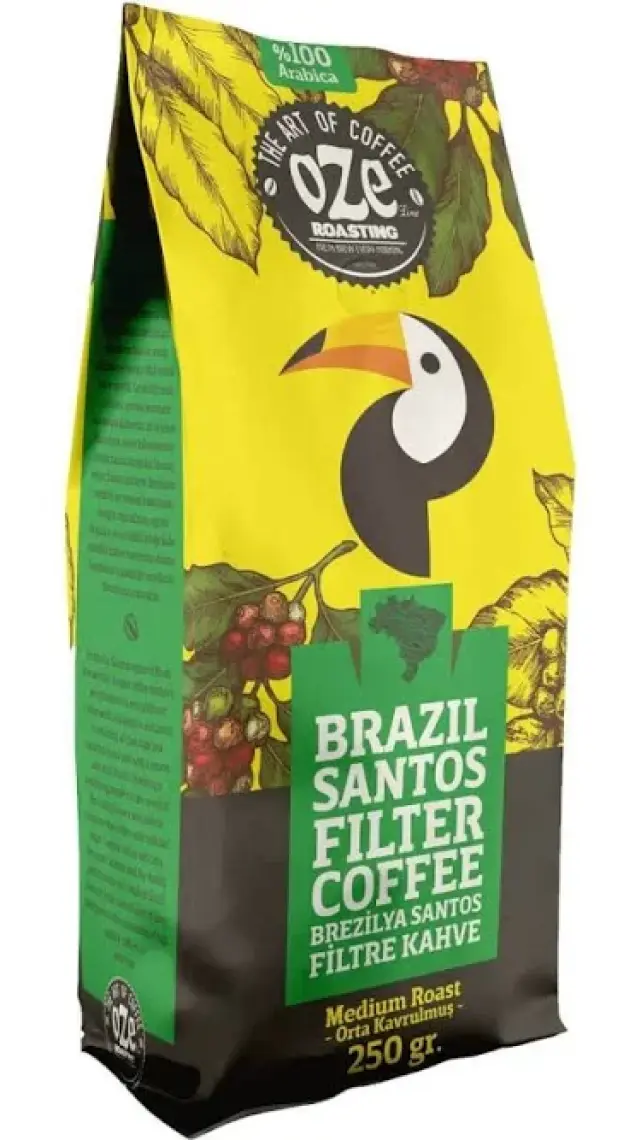 Oze Latin Amerika Filtre Kahve Seti Guatemala, Colombian, Brazil 3'lü 250 gr