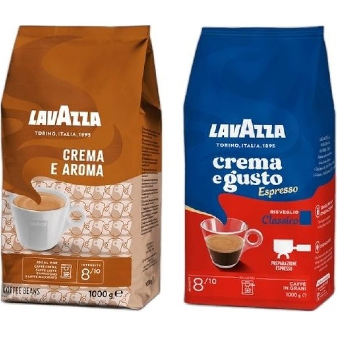 Lavazza Crema E Aroma 1kg + Crema E Gusto 1kg 2'li Çekirdek Kahve Seti 2kg