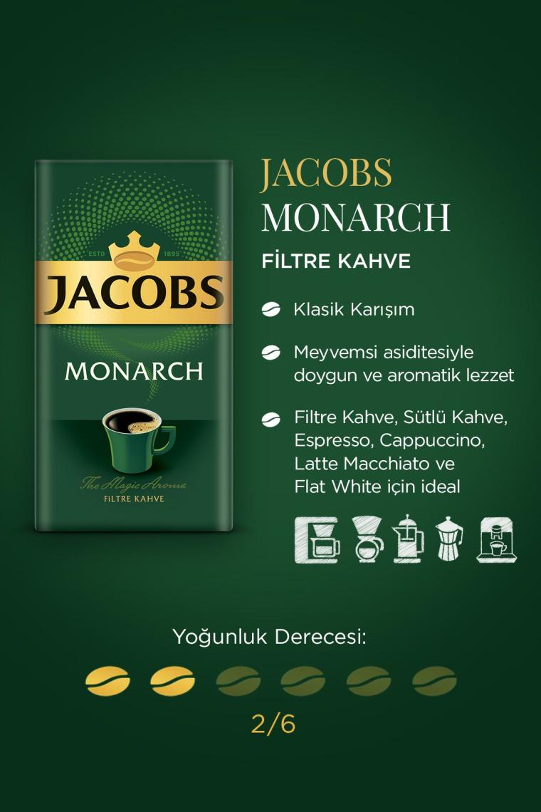 Jacobs Monarch Filtre Kahve 250 gr