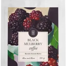 Mim and More Black Mulberry Coffee - Karadut Aromalı Kahve Filtre Kahve, 200 Gr
