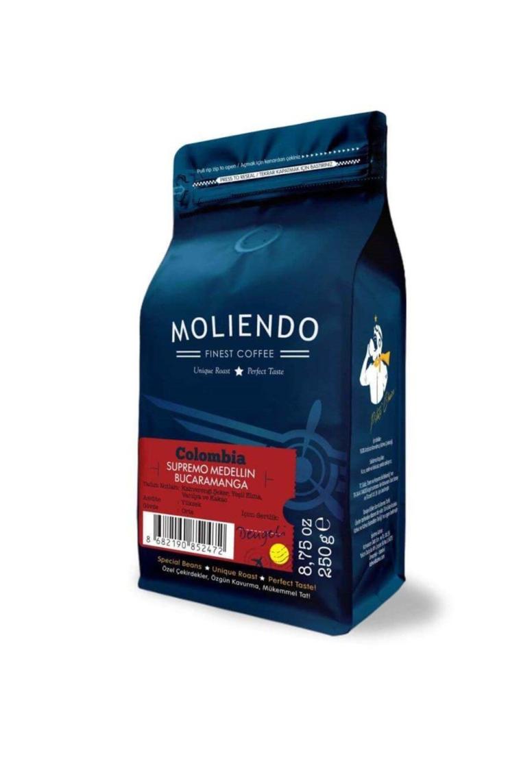 Moliendo Colombia Medellin Supremo Çekirdek Kahve 250 gr