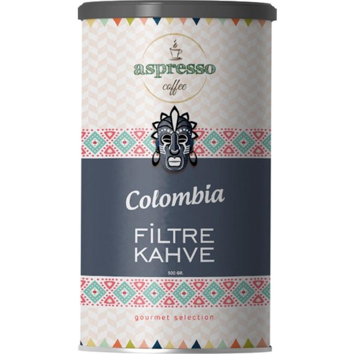 Aspresso Colombia Filtre Kahve 500 gr