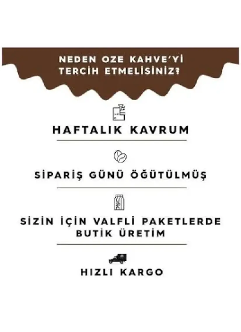 Oze Ethiopian Sidamo Filtre Kahve (250 G)