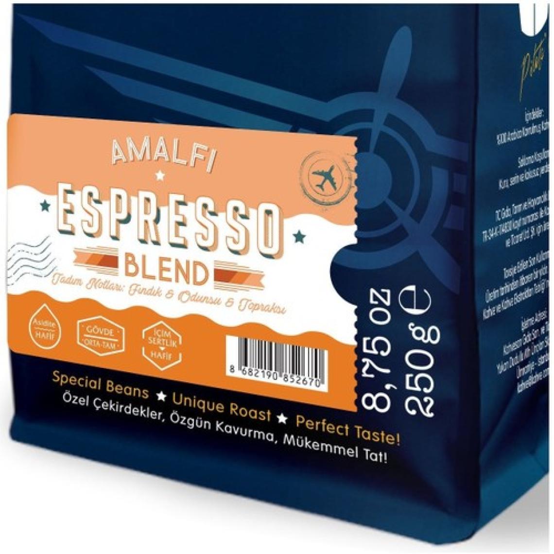Moliendo Amalfi Espresso Blend Çekirdek Kahve 250 gr
