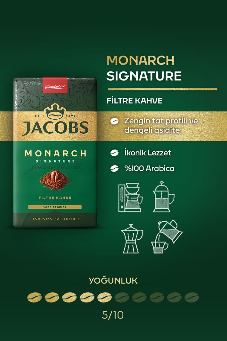 Monarch Filtre Kahve 250 gr X 4 Paket