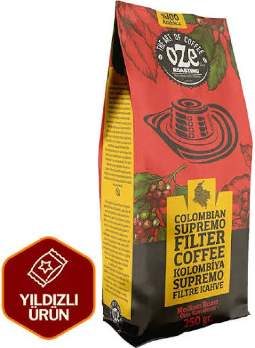 Oze Colombian Supremo Filtre Kahve 250 Gr.